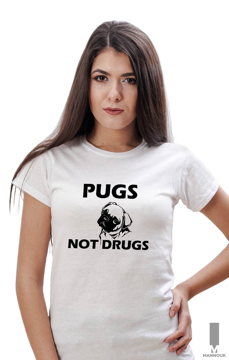 Pugs Not Drugs T-shirt